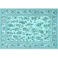 thumbnail image 1 of Ahgly Company Indoor Rectangle Persian Light Blue Traditional Area Rugs, 4' x 6', 1 of 4