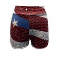 thumbnail image 3 of QLEICOM Womens Athletic Shorts, Plus Size Shorts, Fitness Leggings Fitness Independence Day Printed Yoga Sweat Pants Yoga Shorts, Running Shorts, Comfy Beach Shorts, Cycling Shorts Multicolor L, 3 of 3