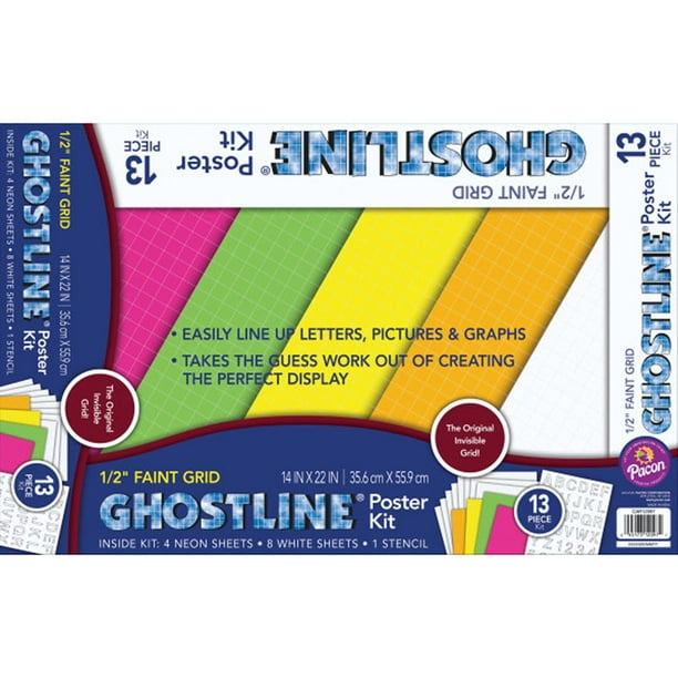 Poster Board Kit, 5 Assorted Colors, 14" x 22", 13 Pieces Bundle of 2