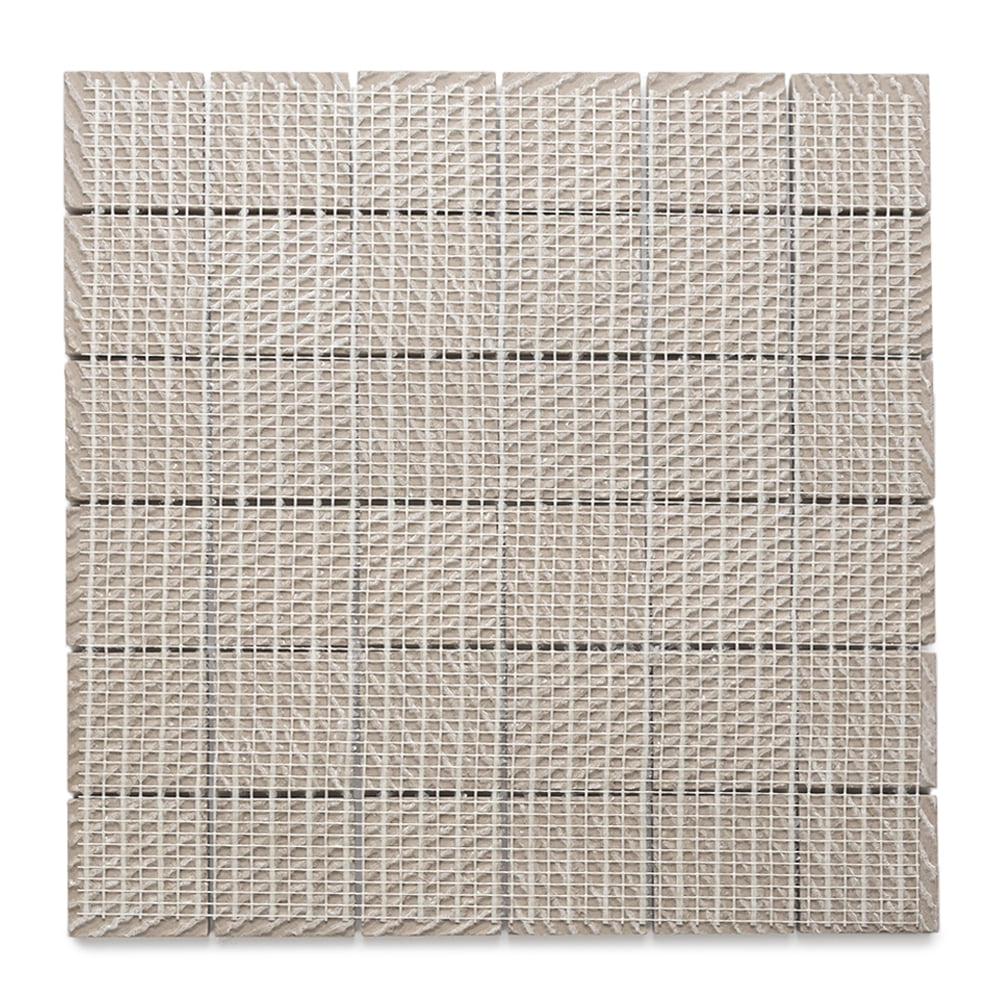 The Tile Life Penthouse 2" x 2" Mountain Treasure Matte Porcelain Mosaic Floor and Wall Tile Case of 9
