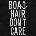 thumbnail image 2 of Boat Hair Don't Care Ocean Vibes Cute Womens Slim Fit Graphic Tee Brisco Brands X, 2 of 5