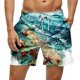 thumbnail image 2 of Pantalones de playa, de verano, para ocio playero, pantalones de natación para hombre, pantalones de cinco cuartos, 2 of 6