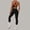 Black, variant on Women Strappy Backless Jumpsuits Tummy Control Bodycon Yoga Romper One Piece Workout Jumpsuit
