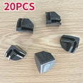 thumbnail image 4 of 20 Piezas de Reparación Macarena Conectores de Rejilla Cubos de Almacenamiento Ángulo Negro, 4 of 6