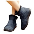 thumbnail image 3 of Babysbule Snow Boots for Women Women's Winter Warm Cotton Shoes Nylon Snow Short Boots Women's Shoes, 3 of 9