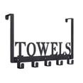 thumbnail image 1 of Yuarrent Colgador de toallas de baño de acero inoxidable, portátil, elegante, para montaje en pared, resistente, gancho trasero para puerta, Accesorios de baño, 1 of 6