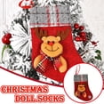 thumbnail image 1 of Ganfancp Calcetines de Navidad Bolsas de Regalo, Decoraciones de Navidad Santa Claus Calcetines Pequeños de Navidad Liquidación Ventas Hoy Ofertas Prime 1 X Bolsa de Regalo para Medias de Navidad, 1 of 3