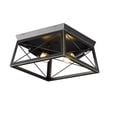 thumbnail image 6 of Farmhouse Flush Mount LED Ceiling Light - 60W Chandelier Industrial Pendant Lamp E26 - for Hallway, Entryway, Kitchen, Foyer, 6 of 12
