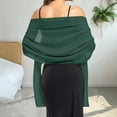 thumbnail image 2 of ZJXFGS Shawl Wraps For Women Pashmina Evening Gown Shawl Women's Chiffon Shawl Wedding Shawl Formal Gown Shawl Bride Bridesmaid Shawl Soft Scarf Shawls And Wraps For Evening Dresses Green One Size, 2 of 5