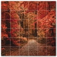 thumbnail image 1 of Picture-Tiles.com: Autumn Ceramic Tile Wall Mural WAL500013-66S. 25.5"W x 25.5"H using (36) 4.25" x 4.25" Ceramic Tiles-Satin Finish, 1 of 3