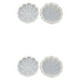 thumbnail image 1 of Molde de silicona Wosthever Forma de concha Blanco 2Conjunto, 1 of 6