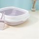 thumbnail image 5 of Bandeja para arena para gatos, gran espacio, resistencia a salpicaduras, lavabo para excrementos de gato semicerrado engrosado con pala para arena para gatos, 5 of 6