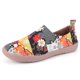 thumbnail image 2 of Zapatos Informales para Mujer Mocasines Pintados Con Arte Cómodos Viajes Al Aire Libre, 2 of 9