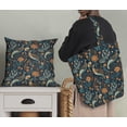 thumbnail image 3 of Soimoi Japan Crepe Satin Blue Fabric By the Yard - 54 Inch Wide - Florals Print Fabric - Elegant and Timeless Patterns for Fashion and Home Decor Printed Fabric, 3 of 6