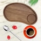 thumbnail image 5 of Bandeja de madera para servir, bandeja de comida, tabla de quesos, bandeja de aperitivos, bandeja de desayuno forma de anacardo, 5 of 9