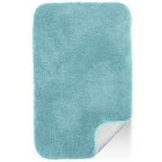 Canopy Essential Soft Bath Rug, Aqua Blue
