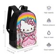 thumbnail image 2 of Hello Kitty Backpack, 17-Inch Laptop Backpack, High Capacity Backpack For College Travel, Lightweight Daybackpack, 2 of 8