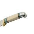 thumbnail image 6 of SZCO Supplies 8" Bone and Resin Handle Outdoor Fixed Blade Utility Knife with Leather Sheath, 6 of 6