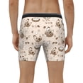 thumbnail image 4 of Picia Chicken With Floral Pattern Men's Athletic Long Leg Briefs , Performance Stretch Underwear，Moisture-Wicking, 4 of 7