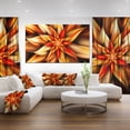 thumbnail image 2 of Designart - Beautiful Brown Flower Petals - Large Floral Canvas Art Print, 2 of 2