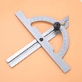 thumbnail image 3 of Carbon Steel Adjustable Protractor Angle Ruler Tool Measuring Gauge Industrial Protractor Angle Ruler for All Angles 100x150mm, 3 of 7