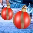 thumbnail image 4 of Elainilye Christmas Inflatable Decorations PVC Glitter Ball 18 Inches for Outdoor Indoor Tree Holiday Decor, 4 of 7