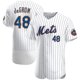 thumbnail image 1 of Nueva Camiseta De Béisbol Cardigan New York Mets Baseball #48 Degrom Summer Sportswear Elite Edition White-L(44), 1 of 2