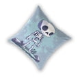 thumbnail image 2 of Cute Standing Skeleton Cartoon Throw Pillow Covers Pillowcases 18 x 18 Inch Home Decor 2 Packs for Bedroom Sofa, 2 of 6