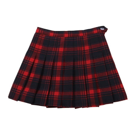 

2-12Years Girls Womens Pleated Skirt School Uniform Mini Skirts