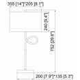 thumbnail image 2 of Hauteloom Shakhtersk Table Lamp, 2 of 2