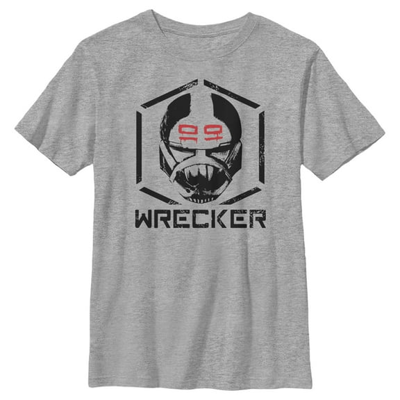 Boy's Star Wars: The Bad Batch Wrecker Graphic Tee Athletic Heather Small
