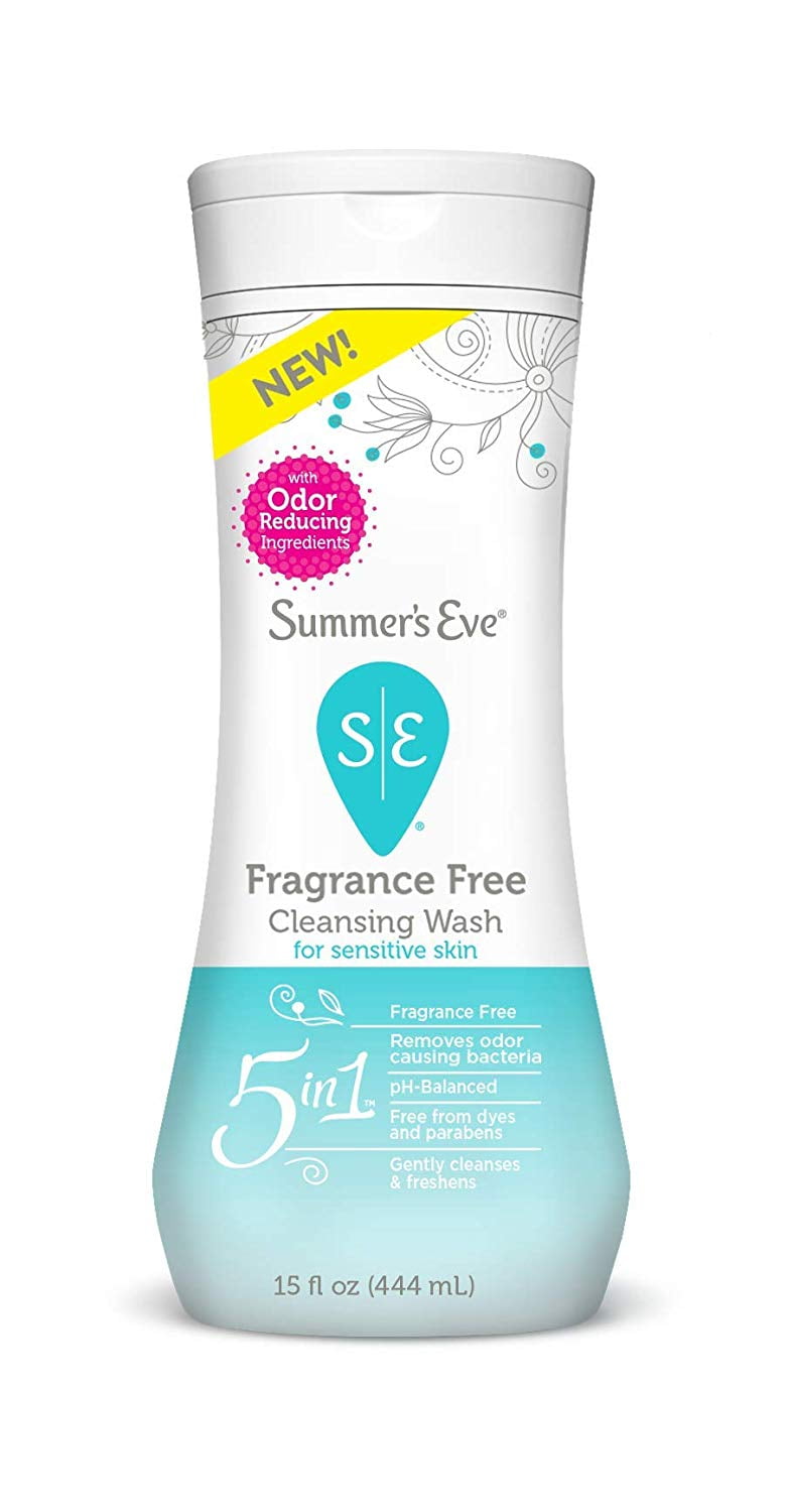 2 Pack Summer's Eve Cleansing Wash, Fragrance Free, 15 fl oz