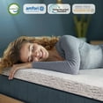 thumbnail image 6 of Dyfun Twin XL 4 Inch Gel Memory Foam Mattress Topper, Medium Firm Support with Cooling Non-Slip Cover, 6 of 8