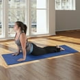 thumbnail image 2 of Wakeman Fitness Double Sided Yoga Mat, 1/4 In., Blue, 2 of 7