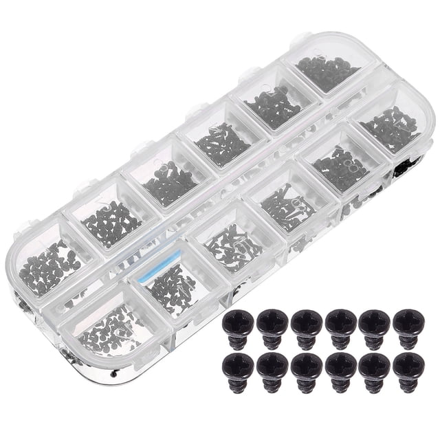 AURARMLET De Tornillos Autoperforantes De Acero Al Carbono Negro Para Proyectos DIY Variados