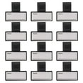 thumbnail image 4 of KAKOWELY ID Label 12pcs Stethoscope Name Holders Plastic Stethoscope Name Plates Name Tag Stethoscope Id Tags Identification Supply Stethoscope Name Clips, 4 of 4