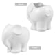 thumbnail image 5 of Maceta de cerámica con dibujos animados para suculentas, con forma de elefante, 5 of 6