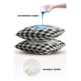 thumbnail image 4 of Outdoor Throw Pillow Cover Black and White Buffalo Plaid Waterproof Cushion Covers 2 Pack Heart Shape Inspiration Quotes Pillow Cases Home Decoration for Patio Garden Couch Sofa, 4 of 6