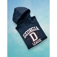 thumbnail image 3 of Georgia D League Sports Style Hoodie Men -Image by Shutterstock, Male 3X-Large, 3 of 4