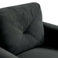 thumbnail image 5 of Couch Comfortable Sectional Couches and Sofas for Living Room Bedroom Office Small Space (Black), 5 of 9