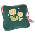 thumbnail image 4 of Sanitary Napkin Storage Bag Flower Pattern Coin Bag Square Period Bag Student Coin Bag, 4 of 8