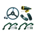 thumbnail image 4 of HILABEE Playground Equipment Set Kids Steering Wheel for Treehouse Outdoor Swing Set Green, 4 of 9