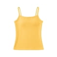 thumbnail image 6 of HAOTAGS Big Girls Summer Tank Top(7-13) Casual Loose-Fit Sleeveless Undershirts Yellow Size 9-10Years, 6 of 10