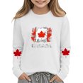 thumbnail image 6 of ITSAME Long Sleeve T-Shirts for Girls, Cotton Fashion Print Crewneck Kids Casual Comfortable Pullover Tee White Size 5T, 6 of 8