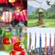 thumbnail image 3 of Paquete de 12 ganchos colgantes giratorios para campanas de cristal, mangas de viento y cualquier cometa, macetas, comederos de pájaros, suministros para fiestas (plata) oso de fresa Electrónica, 3 of 4