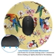 thumbnail image 4 of Disketp Beautiful Bright Birds And Flowers Small Mouse Pad 7.9x7.9 Inches,Washable Round Mousepad For Office Laptop Computer,Non-Slip Rubber Base Mouse Pads For Wireless Mouse, 4 of 9