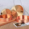 thumbnail image 2 of Round Copper Storage Tray Desk Jewelry Sundries Organizer Dish Home Decoration KAESI, 2 of 5