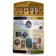 nuvo iron oval decorative insert for fencing, gates, home, garden, acw56
