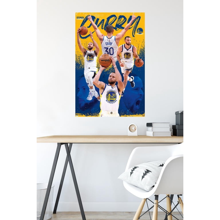 Trends International NBA Basketball Stephen Curry Poster, Golden