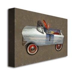 Trademark Fine Art "Tee Bird Pedal Car" Canvas Art by Michelle Calkins